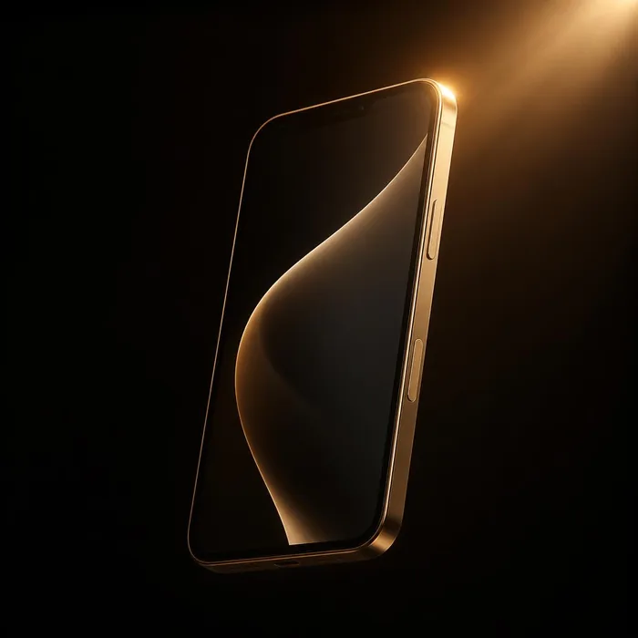 Gold-lit iPhone on display at VA Gadgets World